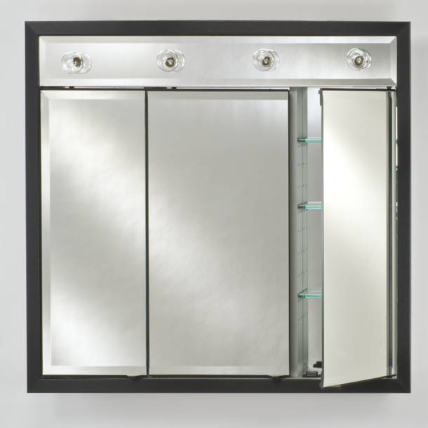 Charlton Home® Holdrege W H Recessed Framed Medicine Mirror